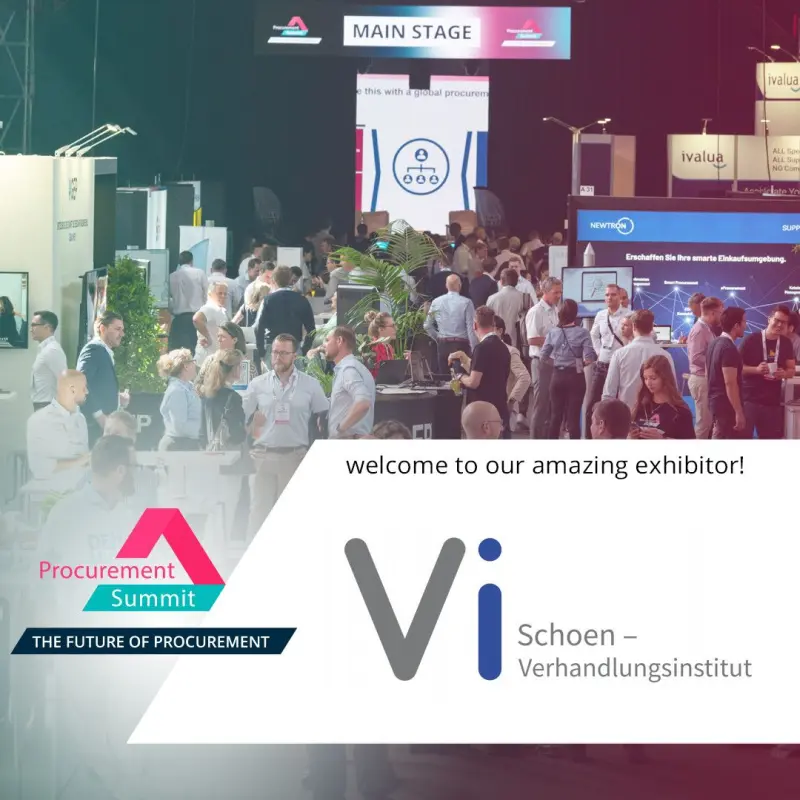 Procurement Summit Schoen - Verhandlungsinstitut, Austeller beim Procurement Summit